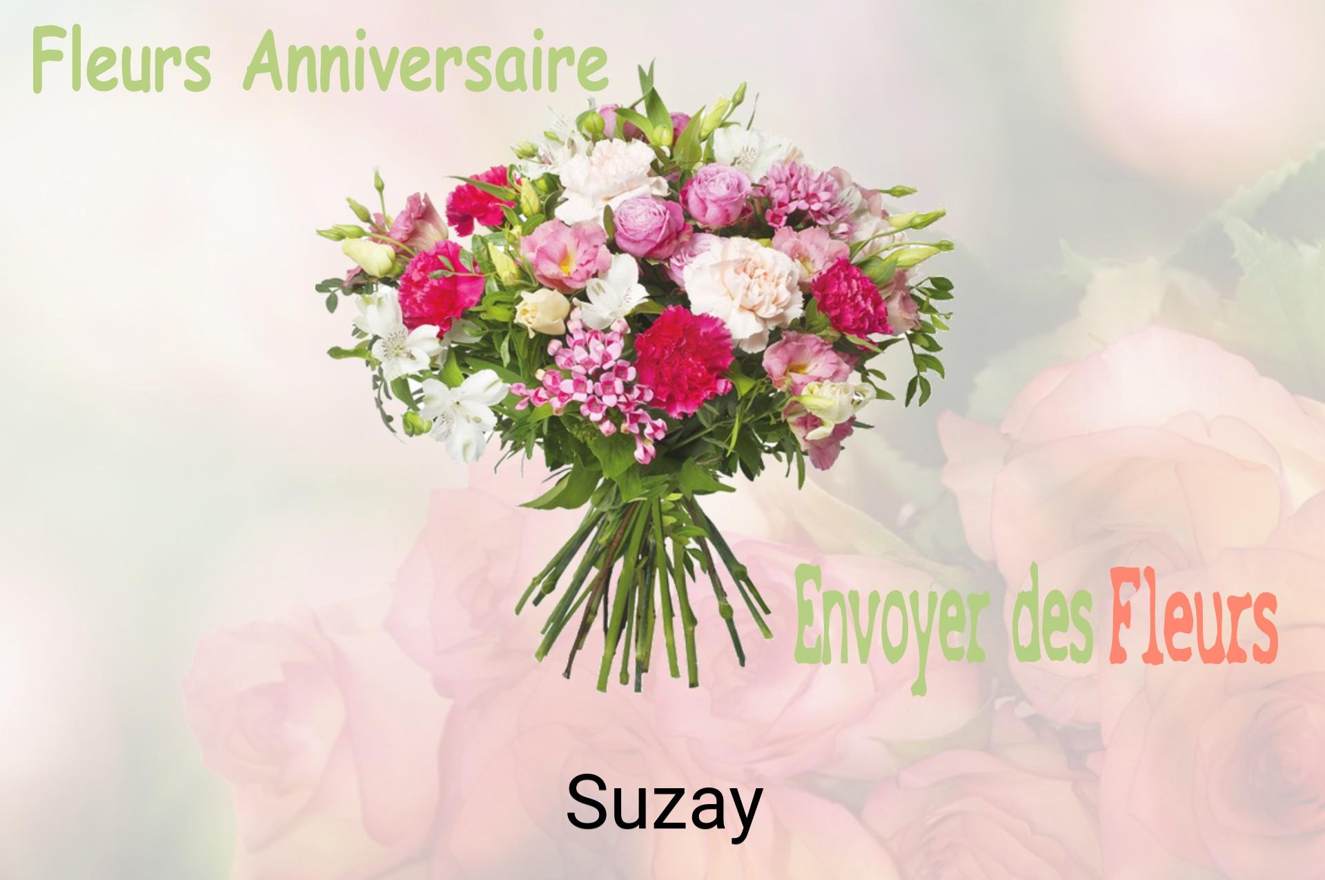 Bouquet de fleurs d’anniversaire livré à Suzay